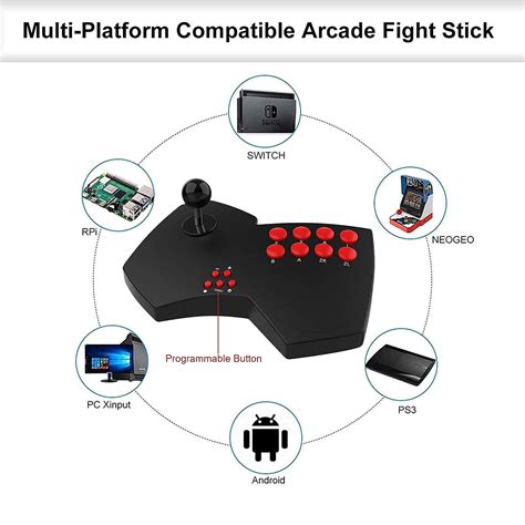 DOYO Arcade Fight Stick, Fight Arcade Stick Made by Iron, Street ...