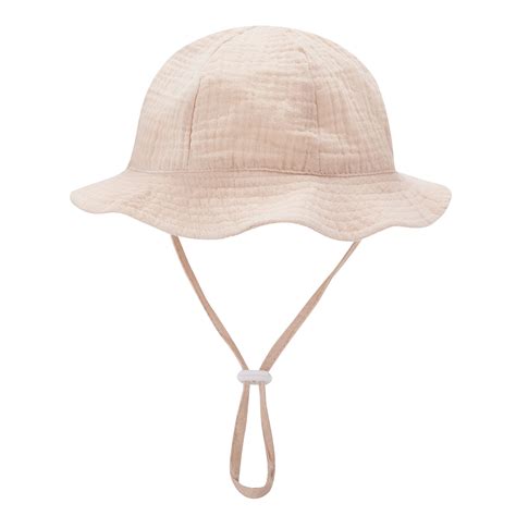 Infant Bucket Hat Wide Brim Baby Summer Sun Protection Floppy Fashion ...