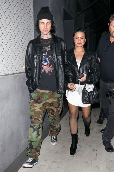 Demi Lovato and Her Boyfriend Jutes at Crossroads Kitchen in Los ...