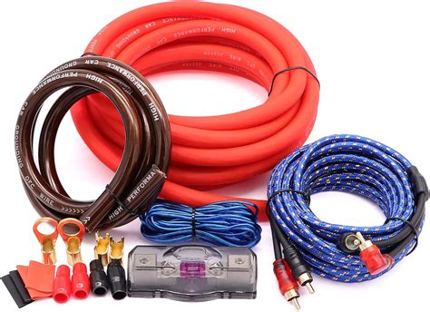 0 Gauge Car Amp Audio Wiring Kit – Welugnal A Car Amplifier subwoofer ...