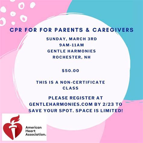CPR for Parents and Caregivers, Gentle Harmonies Birth Education ...