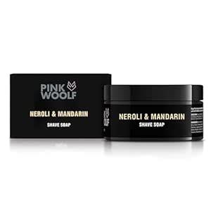 Pink Woolf Shaving Soap for Men – Traditional Wet Shave Soap with Rich ...