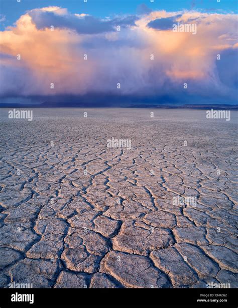 Alvord Desert and clouds Harney County, Oregon Stock Photo - Alamy