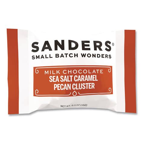 Sanders® Small Batch Wonders Snack-Size Sea Salt Caramel Pecan Cluster ...