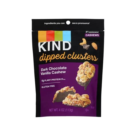 Kind Dark Chocolate Vanilla Cashew Dipped Clusters – Orgánica Store Panamá