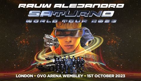 Rauw Alejandro, OVO Arena Wembley, Borehamwood, October 1 2023 ...