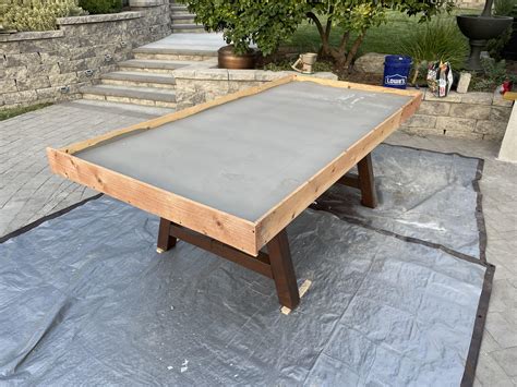 Diy Outdoor Concrete Table DIY Concrete Coffee Table Abby Road Home