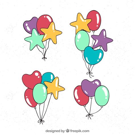 Desenhos de baloes de aniversario Imagens – Download Grátis no Freepik