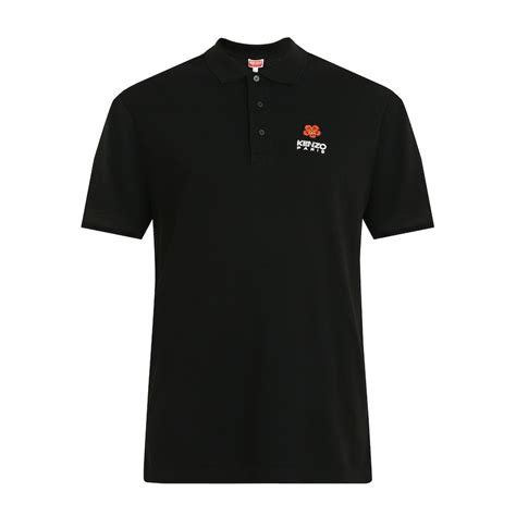 Buy Men Black Solid Polos Online at The Collective - 813810