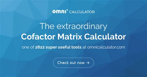 Image result for Cofactor Matrix