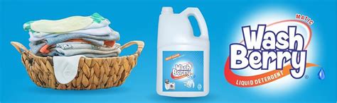 Washberry Matic Liquid Detergent 5 Liter | For Tough Stain Removal on ...