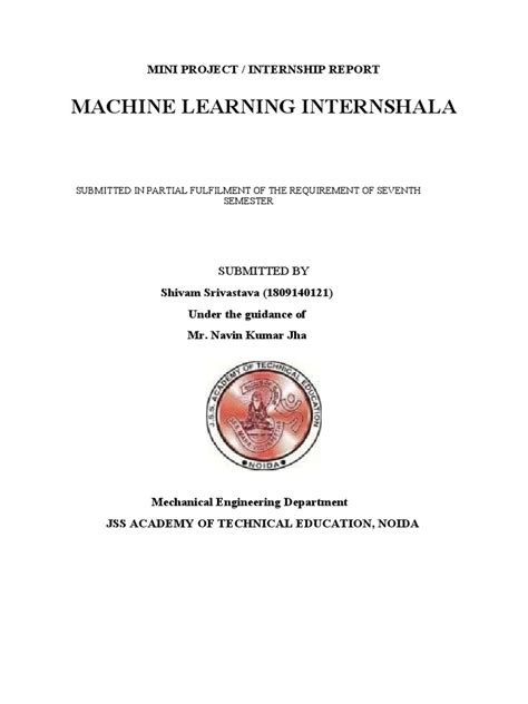Image result for Abstract for Internship Report of Machine Learning with Python