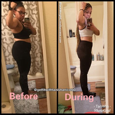 Tanisha lost 40 pounds | Black Weight Loss Success