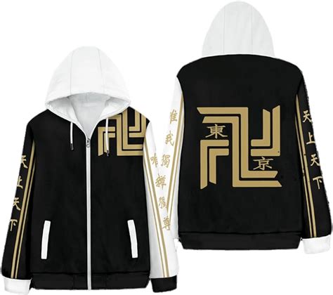 crazymonk Tokyo Revengers Tokyo Manji Uniform Unisex Anime Hoodie ...