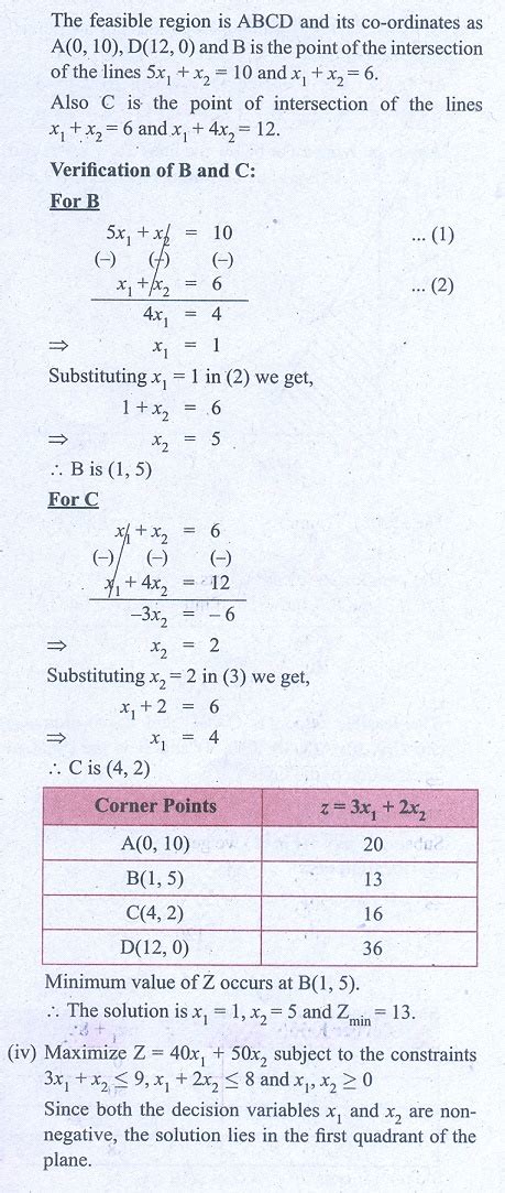 LPP Graphical Method Problems Decision Models Books Exersice Problems 的图像结果