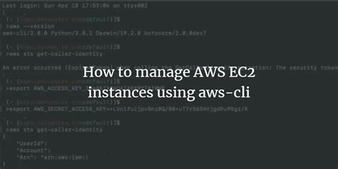 Image result for How to Create EC2 Using AWS CLI