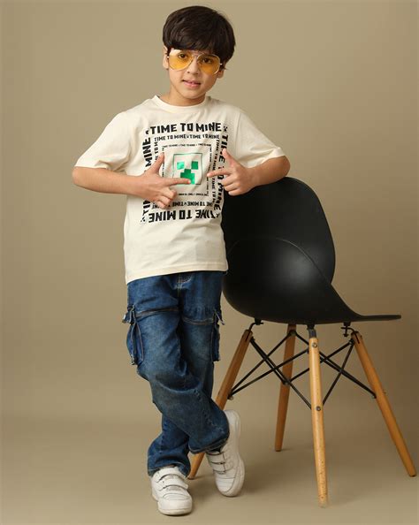 Minecraft Printed Tshirt For Boys – Kidsville