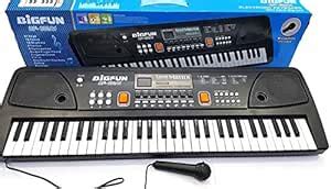 Buy thelintu Kids Piano with Mic 49 Keys 8 Rhythms 8 Tones 6 Demos ...