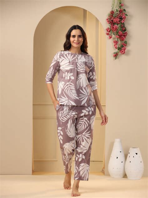Buy Breathable & Comfortable Cotton Pajama Sets for Woman