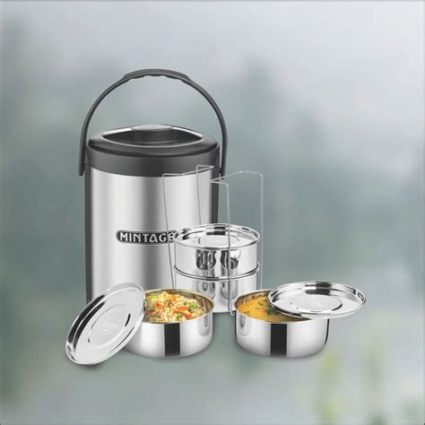 Stainless Steel Lunch Box - Mintage Lunch Box-Globus Manufacturer from ...