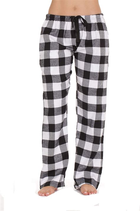 #followme Buffalo Plaid Flannel Pajama Pants for Women with Pockets ...