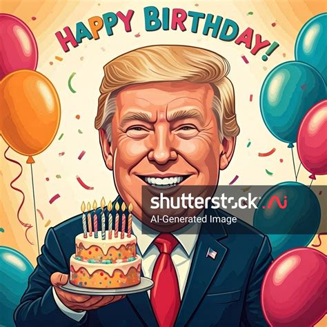 2 Happy Birthday Wishes Donald Trump Royalty-Free Images, Stock Photos ...