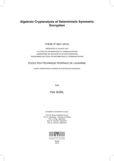 Deterministic Encryption 的图像结果