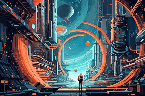 Alien City Background 的图像结果