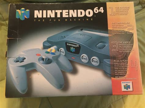 Nintendo 64 Console Videogame System with original N64 Box NTSC NUS-001 ...