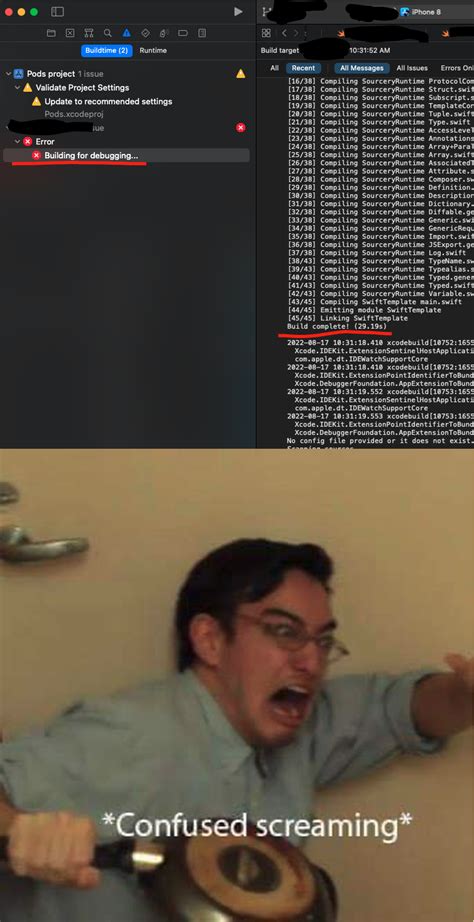 Image result for How to Fix Build Failuir Xcode
