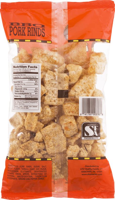 Utz Pork Rinds Nutrition Facts - Nutrition Ftempo