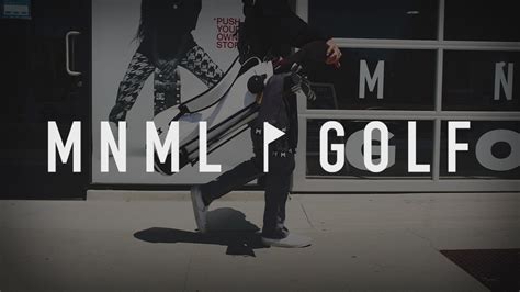 MNML Golf Bag - Lightweight Tech Inspired Carry Bag