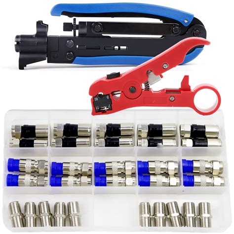 Image result for Coax Cable Compression Tool Kit