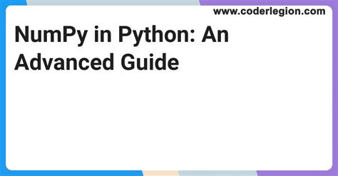 Image result for Python-Numpy Capability