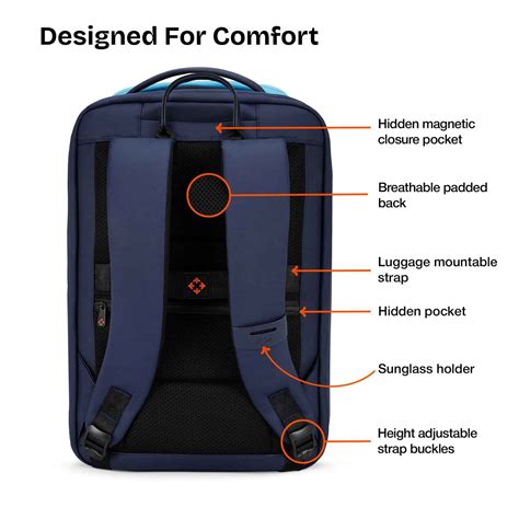 Buy Nasher Miles Newark Backpack - 30L (Navy Blue)