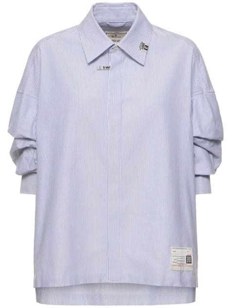 Roll up sleeve shirt - Mihara Yasuhiro - Women | Luisaviaroma