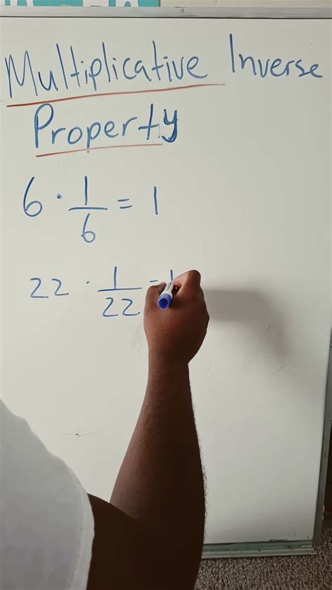 Multiplicative Inverse Property #math #piano - YouTube