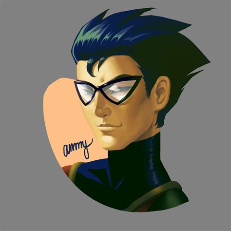 Robin Unmasked Teen Titans