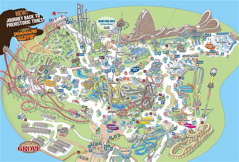 Carowinds Maps Carowinds