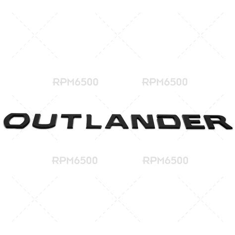 Rpm6500 Mitsubishi Outlander Sport Black Hood Logo Badge India | Ubuy
