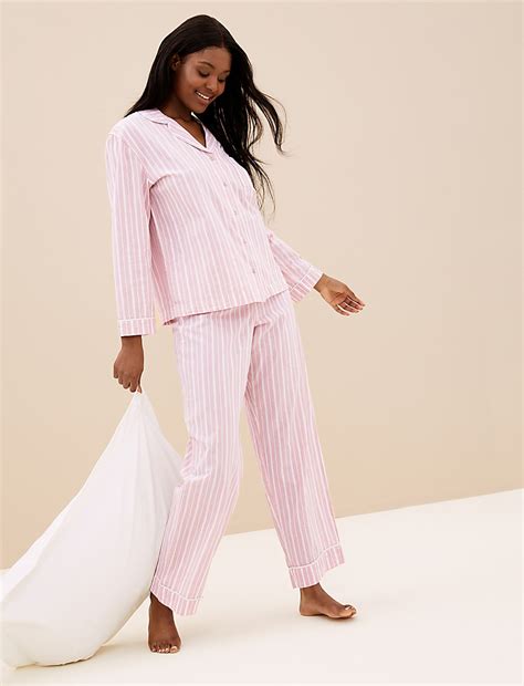 Buy Pure Cotton Pyjama Set at Marks & Spencer