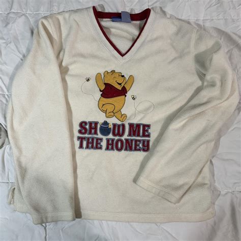 Winnie the Pooh sweater Size large in kids fits XS/S - Depop