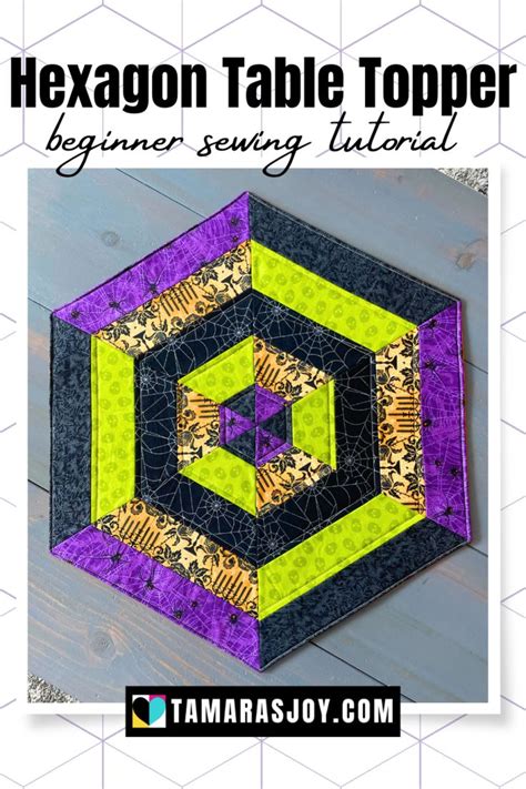 Image result for Hexagon Fabric Table Topper Tutorial