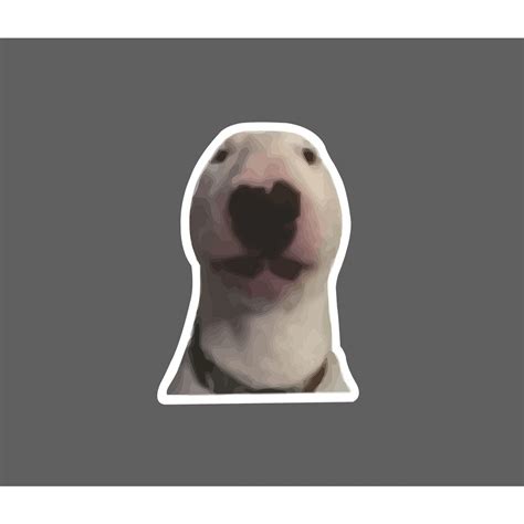 Bull Terrier Meme Sticker Dog – StickerDynasty