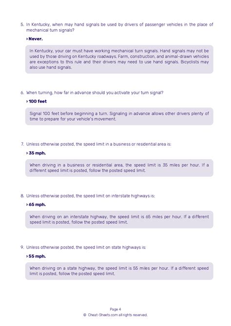 FREE Kentucky Permit Test 23 - Real 2024 DMV Test Questions