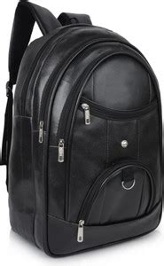 CRS CREATIVE Vegan Leather Casual Backpack for Office/School/College ...