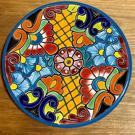 Mexican Talavera Dinner Plates - Mexican Pottery Dish - Art | MexDecor