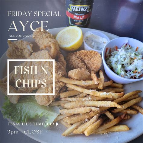 Fish n Chips Friday 3 - close , 28495 Old Town Front Street Suite C ...