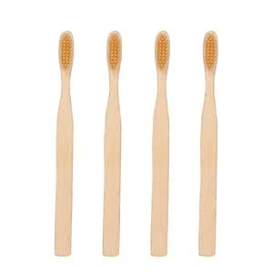 Buy Adviah Bamboo Toothbrushes with Ultra Soft Bamboo Bristle | BPA ...