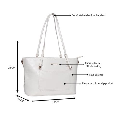 Buy Caprese Alyona Tote Large @ Rs.1049 | Caprese Bags